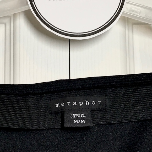 Metaphor Women’s High Waisted Flare Skirt Black Size M - Picture 6 of 6